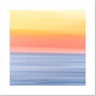 ocean sunset horizon Posters and Art